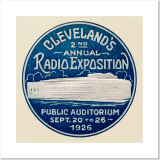 1926 Radio Exposition Posters and Art